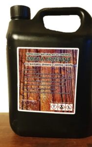 Smoła drzewna - naturalny impregnat HMF24